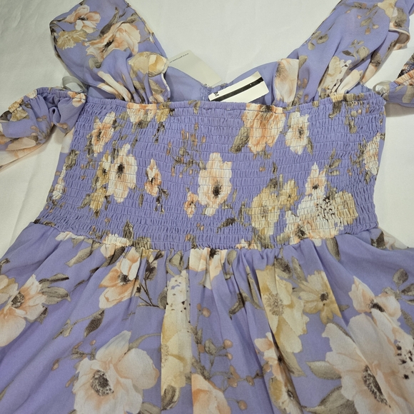 Privy Lavender and Cream Mini  Dress Size M NWT - Picture 15 of 16